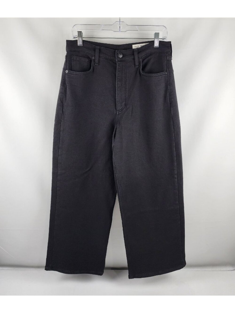 rag & bone Jeans Womens 29x26 Black Annie Wide Leg Denim NWT